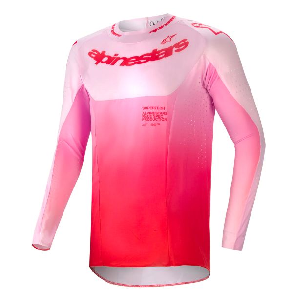 Cross Trikot Alpinestars Supertech Dade Red Berry Lilac