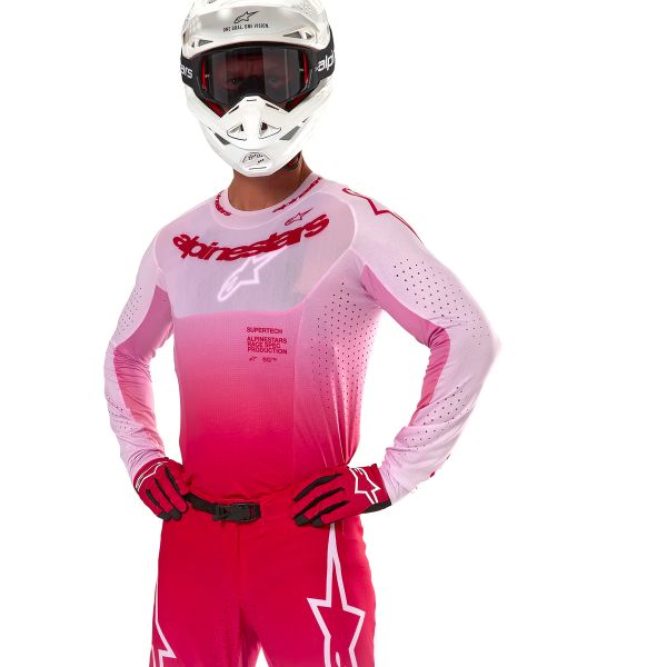 Alpinestars Supertech Dade Red Berry Lilac