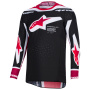 Cross Trikot Alpinestars Supertech Pro Vista Jersey Black Red White