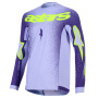 Cross Trikot Alpinestars Supertech Scenz Jersey Purple Yellow Fluo