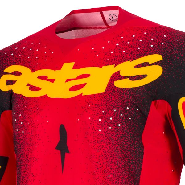 Alpinestars Supertech Scenz Jersey Red Black Yellow