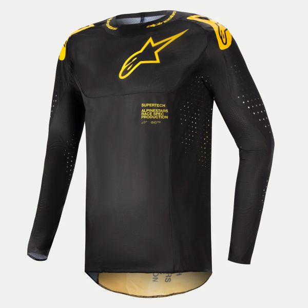 Cross Trikot Alpinestars Supertech Ward Black Yellow