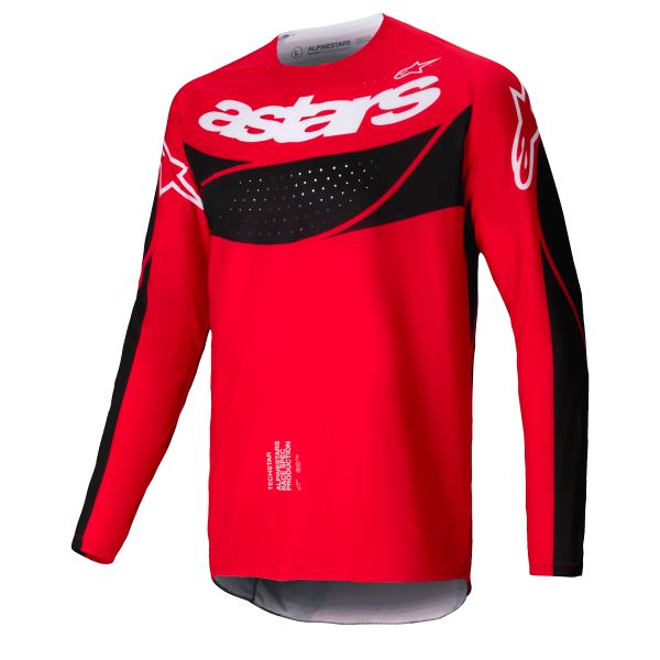 Cross Trikot Alpinestars Techstar Dreem Bright Red Black