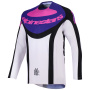 Cross Trikot Alpinestars Techstar Knif Jersey Black Light Gray Purple
