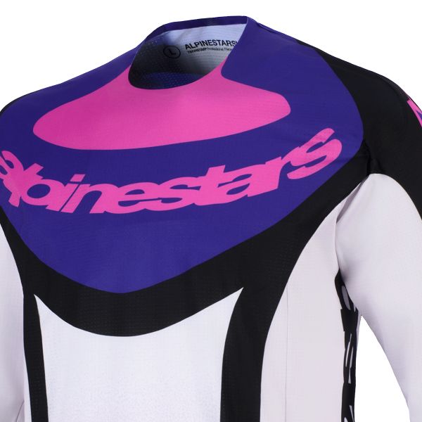 Alpinestars Techstar Knif Jersey Black Light Gray Purple