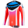 Cross Trikot Alpinestars Techstar Knif Jersey Light Gray Orange Fluo Black