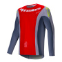 Cross Trikot Alpinestars Techstar Melt Bright Red Gray