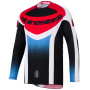 Cross Trikot Alpinestars Techstar Nomur Jersey Black White Red