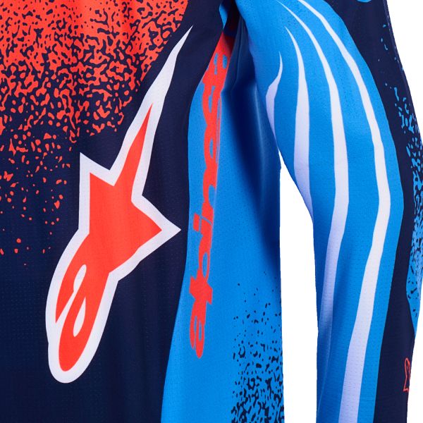 Alpinestars Techstar Nomur Jersey Dark Navy Orange Ucla Blue