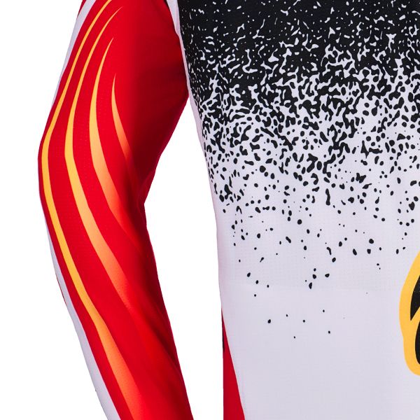 Alpinestars Techstar Nomur Jersey Light Gray Red Black