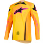 Cross Trikot Alpinestars Techstar Nomur Jersey Orange Yellow Pink