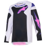 Cross Trikot Alpinestars Youth Fluid Grid Jersey Black Light Gray Purple