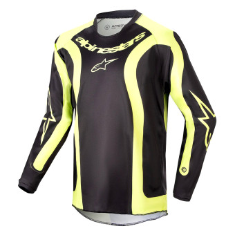 Cross Trikot Alpinestars Youth Racer Lurv Black Yellow Fluo