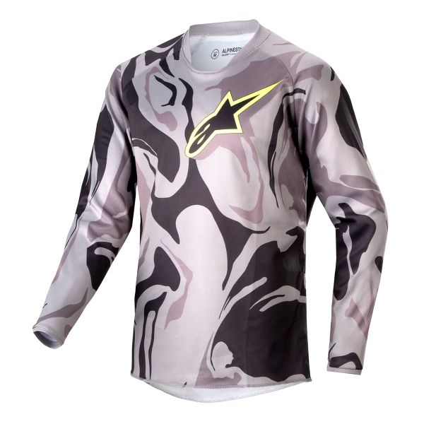Cross Trikot Alpinestars Youth Racer Tactical Cast Grey Camo Magnet