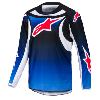 Cross Trikot Alpinestars Youth Racer Wurx Blue Black