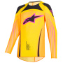 Cross Trikot Alpinestars Youth Supertech Nomur Jersey Orange Yellow Pink