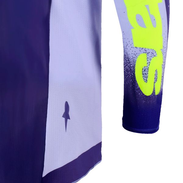 Alpinestars Youth Supertech Scenz Jersey Purple Yellow Fluo