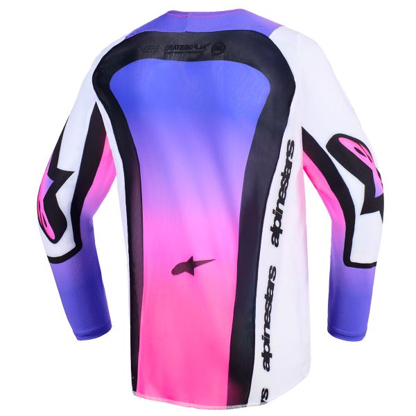 Alpinestars Youth Supertech Vista Jersey White Purple Black