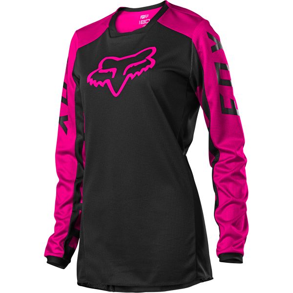 Cross Trikot FOX 180 Djet Woman Black Pink