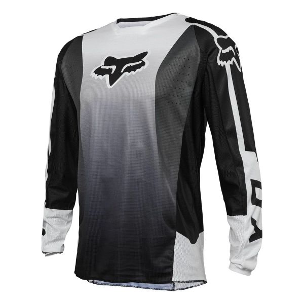 Cross Trikot FOX 180 Leed Black White