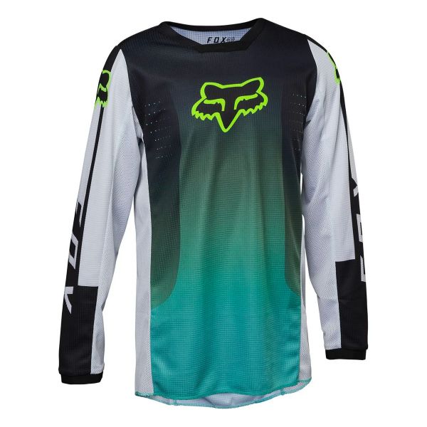 Cross Trikot FOX 180 Leed Teal Kid