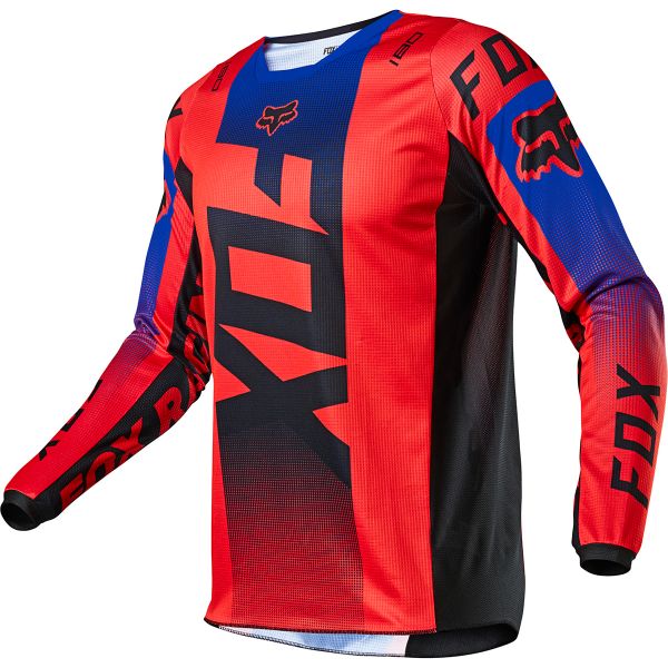 Cross Trikot FOX 180 Oktiv Fluo Red Kid