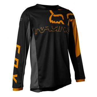 Cross Trikot FOX 180 Skew Black Gold Kid