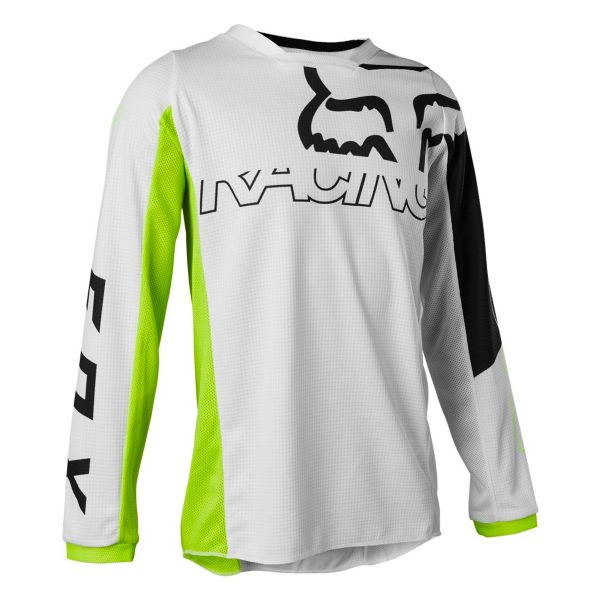 Cross Trikot FOX 180 Skew Fluo Yellow Kid