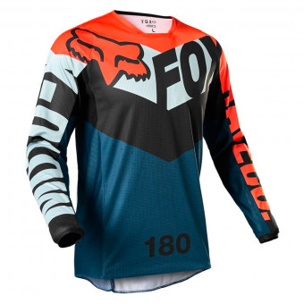 Cross Trikot FOX 180 Trice Grey Orange