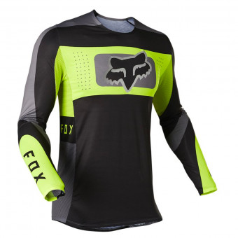 Cross Trikot FOX Flexair Mirer Black Yellow