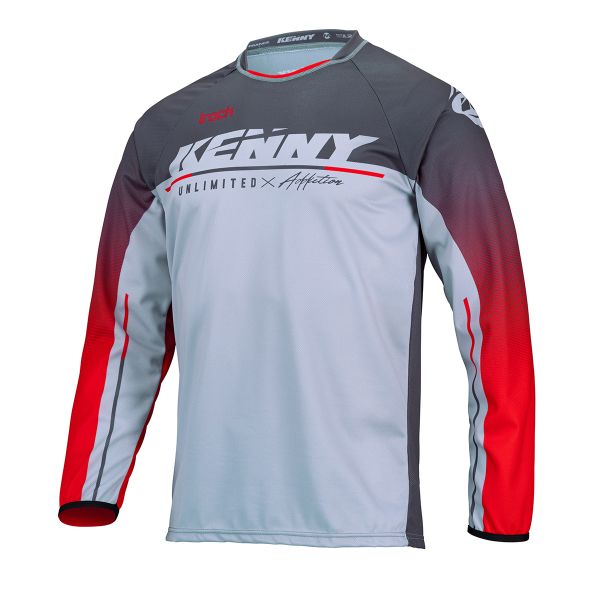 Cross Trikot Kenny Track Focus Grey Red Jersey Cross Trikot Kenny Track Focus Grey Red Jersey