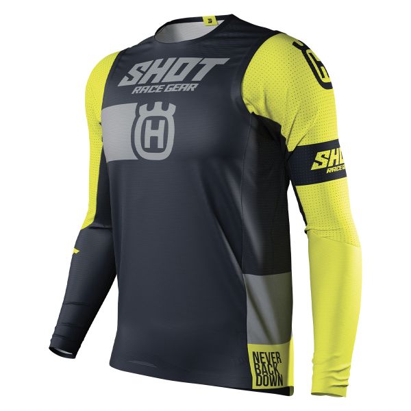 Cross Trikot SHOT Aerolite Husqvarna Dark Grey