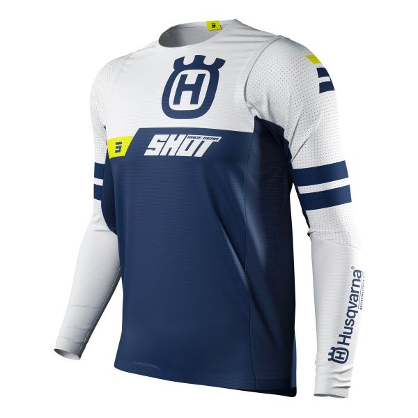 Cross Trikot SHOT Aerolite Husqvarna Limited Edition 2022 Blue