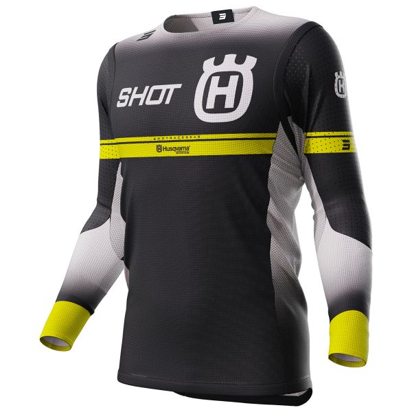 Cross Trikot SHOT Aerolite Husqvarna Limited Edition 2024 Black Cross Trikot SHOT Aerolite Husqvarna Limited Edition 2024 Black