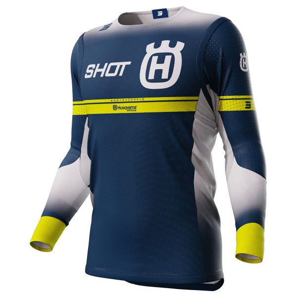 Cross Trikot SHOT Aerolite Husqvarna Limited Edition 2024 Blue
