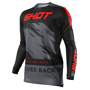 Cross Trikot SHOT Contact Draw Red