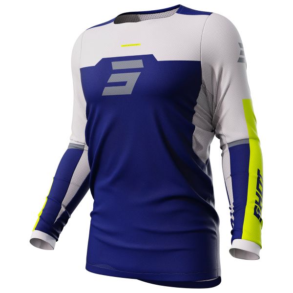 Cross Trikot SHOT Contact Iron Blue