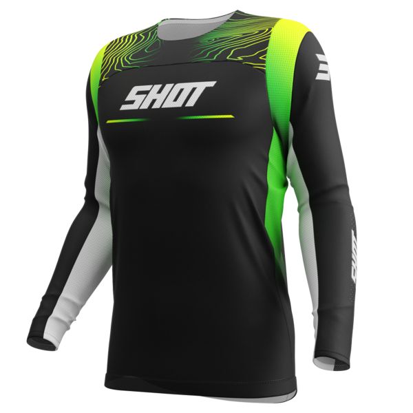Cross Trikot SHOT Kontakt Kid Apex Neon Yellow