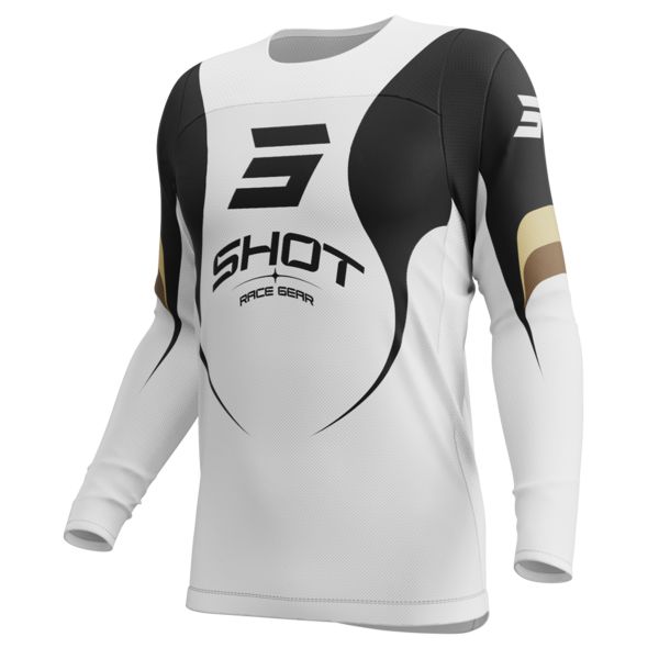 Cross Trikot SHOT Kontakt Manta White