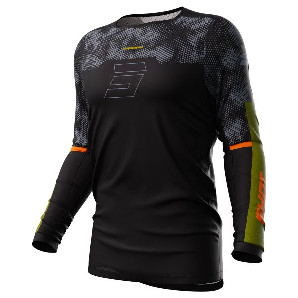 Cross Trikot SHOT Contact Patrol Black Kaki