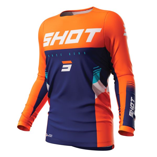 Cross Trikot SHOT Contact Tracer Neon Orange