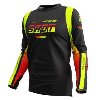 Cross Trikot SHOT Devo Block Neon Yellow Cross Trikot SHOT Devo Block Neon Yellow