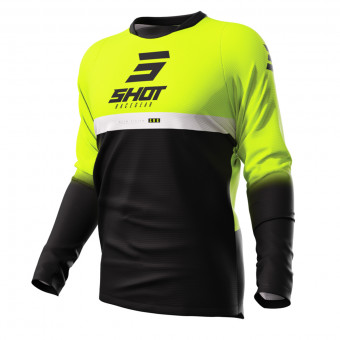 Cross Trikot SHOT Devo Reflex Neon Yellow