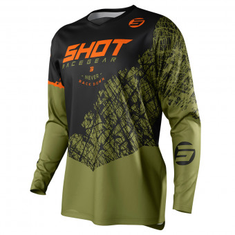 Cross Trikot SHOT Devo Storm Kaki