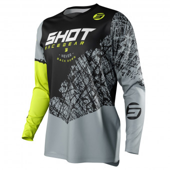 Cross Trikot SHOT Devo Storm Neon Yellow