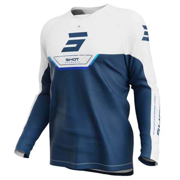 Cross Trikot SHOT Draw Kid Daytona Blue