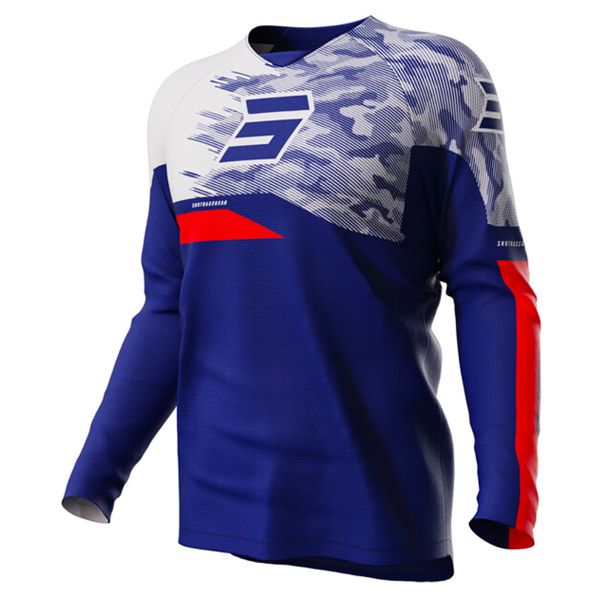 Cross Trikot SHOT Draw Matrix Blue Kid
