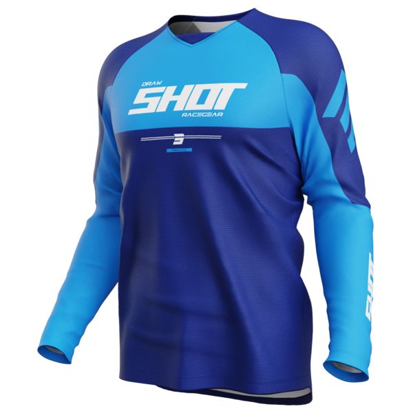 Cross Trikot SHOT Draw Private Blue