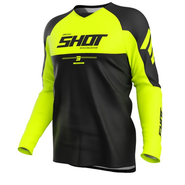 Cross Trikot SHOT Draw Private Neon Yellow