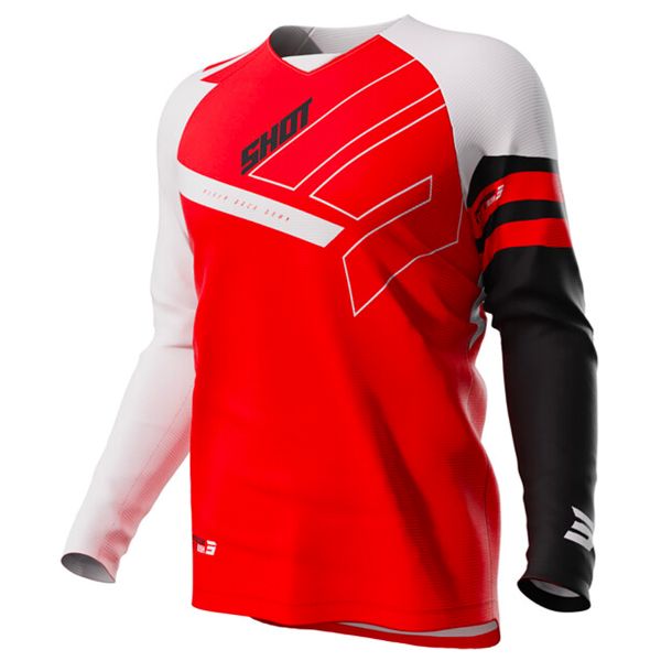 Cross Trikot SHOT Draw Rush Red Kid